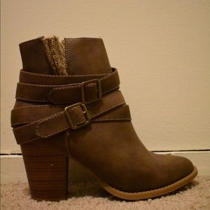 Beautiful brown booties!